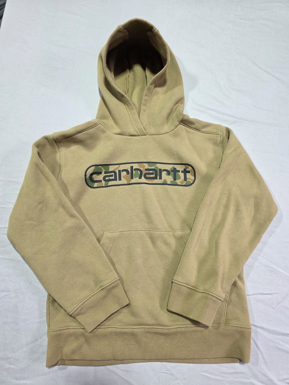 Carhartt Boy’s Tan Logo Hoodie